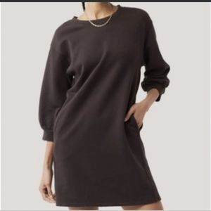 Pact French Terry Sweatshirt Dress NWT